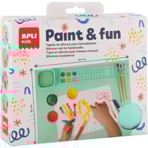 Sous-main - Tapis de peinture - Silicone - Lavable - Pour enfant - Activités manuelles - Apli Kids