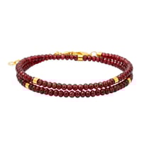 Bracelet Lumia en pierres Grenat