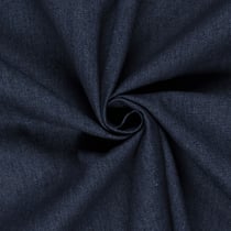 Tissu Denim Coton extensible uni Bleu jean