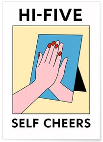 Affiche Hi-Five | A3 : 29,7x42cm