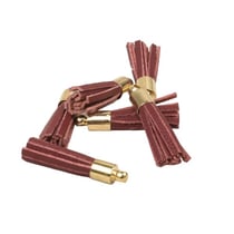 Mini pompons 6 pièces rouge bordeaux  2,5cm