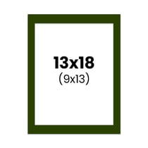 Passe-partout - Vert - 13x18cm - Photo 9x13cm - Pour cadre - Encadrement