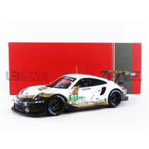 Voiture miniature - IXO - Porsche 911 (991) RSR - Le Mans 2019 - Échelle 1/18 - White/Gold/Black
