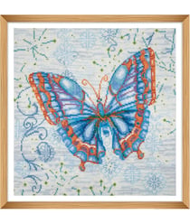 Kit de Point de Croix Comptée – Papillon – 36 x 36 cm - Trimits Multicolore