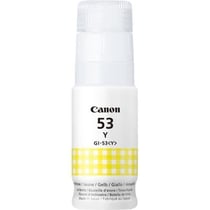 Bouteille d'encre - GI-53Y - Jaune - Compatibilité PIXMA G650 et G550 - (4690C001)