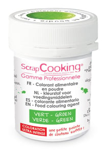 Colorant alimentaire en poudre vert