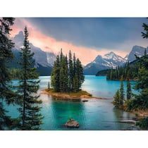 Puzzle ile de l'esprit au canada 2000 pieces - collection lac et montagne - ravensburger - 167142