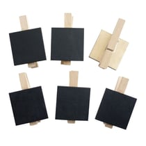 LOT 6 PINCES A LINGE ARDOISE CARRE 45
