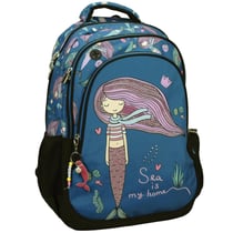 Sac à dos Sirène Sea is my home 48 CM - 2 compartiments