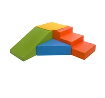 Set de 4 blocs jaune vert bleu orange - Velinda