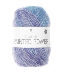 Pelote de laine Creative Painted Power - 100GR - Rico Design 013 Bleu Ocean
