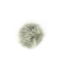 Pompons fausse fourrure - 7cm de diamètre - Unic 166 Gris