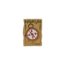 Ecusson thermocollant Boussole Aventure 5cm x 4,5cm