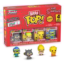 Les Simpson - Pack 4 figurines Bitty POP! Les Simpson Series 4 2 cm