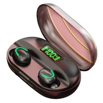Ecouteurs Bluetooth 5.0 TWS Sans Fil Affichage Digital Confort Et Performance Noir YONIS