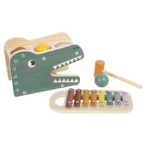 Banc a marteler avec Xylophone – Safari - Smallfoot - Beige