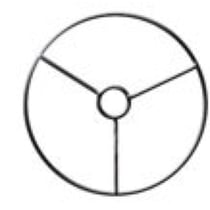 Graine Créative - Armature abat-jour cercle avec bague Ø 10 cm