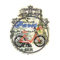Ecusson thermocollant vintage vélo 6cm x 4,5cm