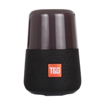 Enceinte Bluetooth Portable Sans Fil LED HiFi Micro SD USB AUX FM Noir Noir YONIS