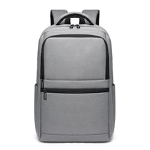 Sac À Dos Ordinateur Multifonctionnel Bleu Foncé Imperméable 15.6 Pouces Gris YONIS