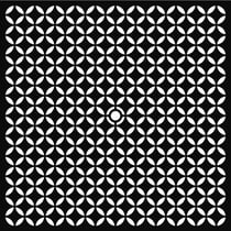 Pochoir Horloge Scandisweet 32 cm Cercles