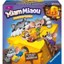 Jeu de société - Ravensburger - Miam Miaou - La course aux fromages - Enfant 3 ans - 2 à 4 joueurs