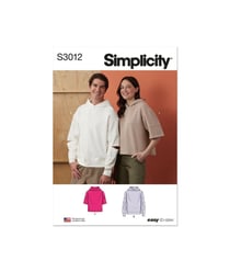 Patron 3012 Sweat-Shirts à Capuche Unisexe taille n°FR 40-62