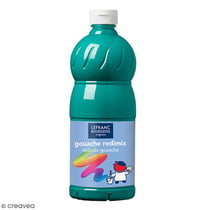 Gouache liquide Lefranc Bourgois Redimix - 1L - Vert émeraude