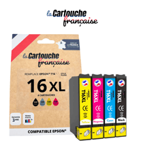 Cartouche Compatible Epson T16XL Pack de 4 - La Cartouche Française