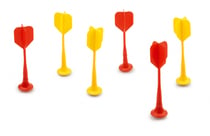 Set de 6 pièces Fléchettes magnétiques - Scratch