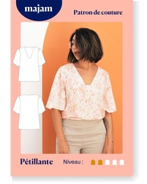 Patron Blouse - Petillante- Taille 34 à 48