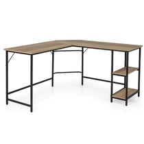 Bureau informatique en forme de L 138 x 50 x 75 cm