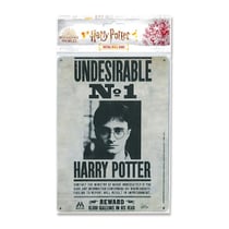 Petite Plaque Métallique Décorative Harry Potter A5 - UNDESIRABLE N°1