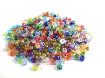 1000 PERLES DE ROCAILLE multicolore ø 2 mm 12/0 - creation bijoux