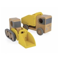 Camion benne et pelleteuse Bolid