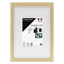Cadre photo 20x30 cm Milan brut avec passe-partout 13x18 cm