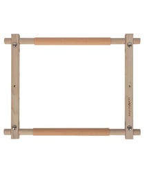 Cadre Rotatif pour Tapisserie à Clipser (30,4 x 30,4 cm) - Milward Marron
