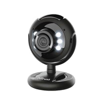 Trust Webcam Résolution 640x480 avec Éclairage LED Modèle Spotlight Pro Noir