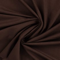 Tissu Jersey Viscose uni Lia Marron foncé