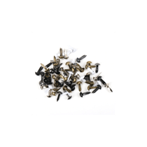 50 Attaches parisiennes rondes basiques