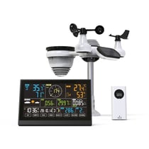 Station Météo professionnelle connectée Wifi – 8 en 1 + thermomètre