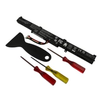 Avizar Batterie pour PC Asus X450E A41-X550E 14,8V 2200mAh Li-ion Noir