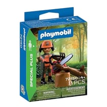 PLAYMOBIL® - Bûcheron avec tronçonneuse - 72150 - PLAYMOBIL® Special Plus