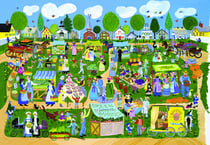 Puzzle 1000 pièces - Marché de Producteurs - Alipson Puzzle
