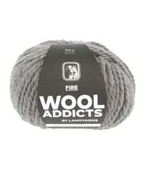 Pelote de laine FIRE - 100GR - Wool Addicts 0096 Gris
