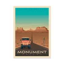 Affiche 50x70 cm - Monument valley - Olahoop Travel Posters