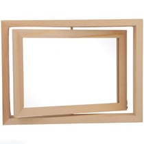 Cadre en bois pivotant à décorer - 15 x 19,5 cm