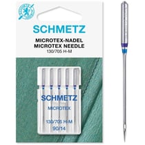 5 Aiguilles Microtex Schmetz 130/705 H-M taille 90