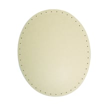 Fond en treillis en MDF, 30x20cm, ovale, trous ø 3mm