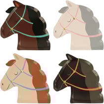 8 Assiettes Equitation